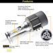 IJDM Світлодіодні LED-лампи головного світла H15 72 Watt 2350LM 6500 К Cree COB DRL Canbus 12V DC (NI5-CSP) Audi 5881 фото 2