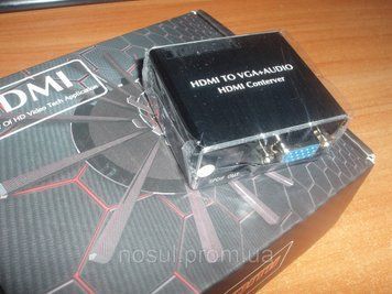 Конвертер HDMI (вхід) -> VGA + Toslink SPDIF + audio аналогового-цифрового АЦП перетворювач 2994 фото