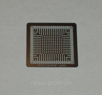 BGA шаблони Nvidia 0.5 mm AM5200IAJ44HM трафарети для реболлу реболінг-набір відновлення паяння прямо 4218 фото