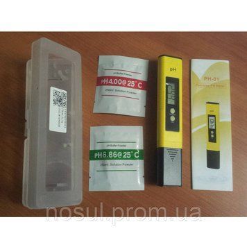 PH-метр #2 измеритель уровня кислотности (для аквариумов басейнов) комплект с калибровочными пакетиками, кейс 3512 фото