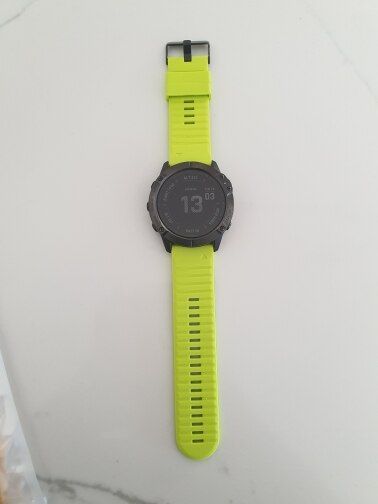 Ремешок (26 мм) Garmin QuickFit Fenix 6X 6X 6 Pro САЛАТОВЫЙ силикон каучук 7377 фото