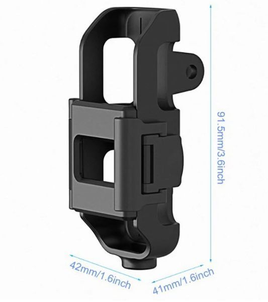 Держатель универсальный DJI OSMO Pocket 2 защитный рамка крепление 1/4" (цвет: черный)  5566-2 фото