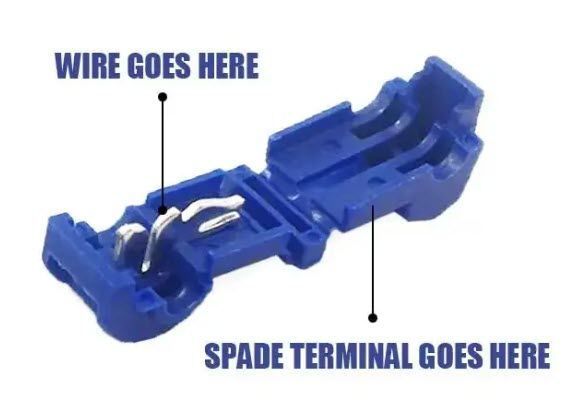 QSC805 20А T-Tap коннектор скотчлок клемник зажим Scotch Lock (AWG12-14 2-4 мм2) -желтый- соеденитель скрутка автомобильной проводки быстрое сращивания проводов Cable Snap Lock Wire Electrical Cable Connector Red Insulated Quick Splice Terminals Crimp For 3930-2 фото