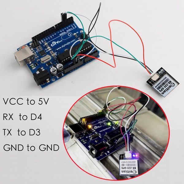 GPS BE-220 Beitian NEO-M8N чип Ublox М8030(GPS+GLONASS) модуль навигации для БПЛА антенна дрон навигация аэро разведка 4652-2 фото
