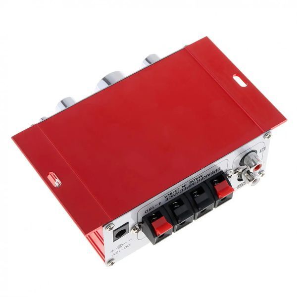 Аудио усилитель звука HY-2001 Hi-Fi 12V 40W (2*20W) Mini Auto Car Stereo Amplifier 2 Channel 4759 фото