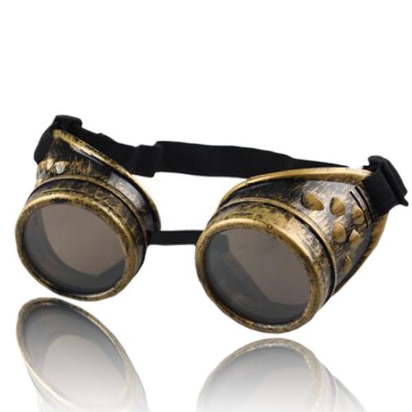 FLOWERLI Очки Gothic Retro Vintage (цвет: состаренная бронза) Victorian Style (миньены) кибер гогглы стимпанк 3270-3 фото