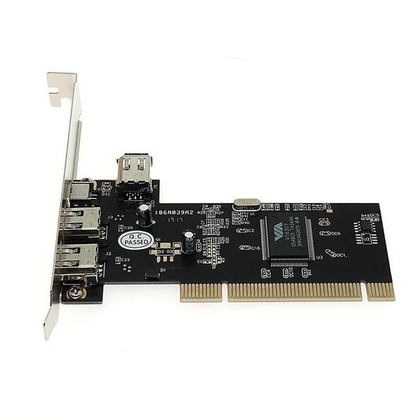 PCI IEEE 1394 3 (6 pin) + 1 (4 pin) fireware VIA 0630 фото