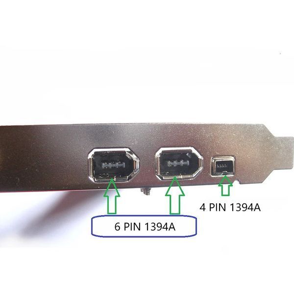 PCI IEEE 1394 3 (6 pin) + 1 (4 pin) fireware VIA 0630 фото