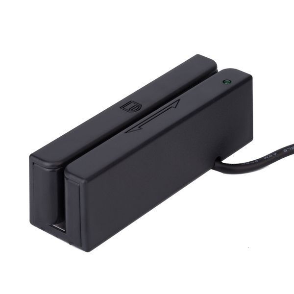 USB MSR100 зчитувач пластикових карток із магнітною смугою Magnetic Reader Data Collector USB Strip Card 3 Tr 6583 фото