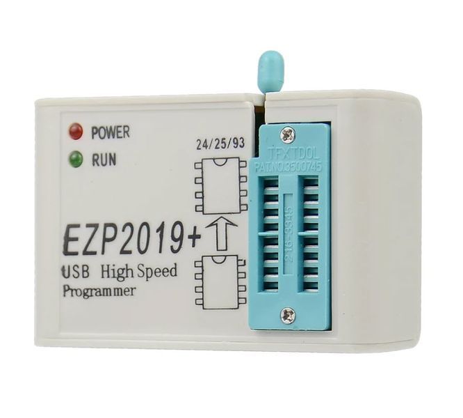 Программатор EZP2019+ USB SPI для EEPROM и Flash чипов, высокоскоростной, совместим с Minipro 3520-2 фото