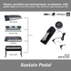 Педаль сустейну для синтезаторів серій Roland Korg Yamaha Casio Sustain Pedal ел.Foot Control HID Electric Piano Electronic Organ 7379 фото 1