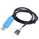 USB TTL PL2303TA (GRN, Rx, Tx, 5V VCC) адаптер прошивка настроювання мікроконтролер Arduino регулювання діагност 2749-2 фото 3