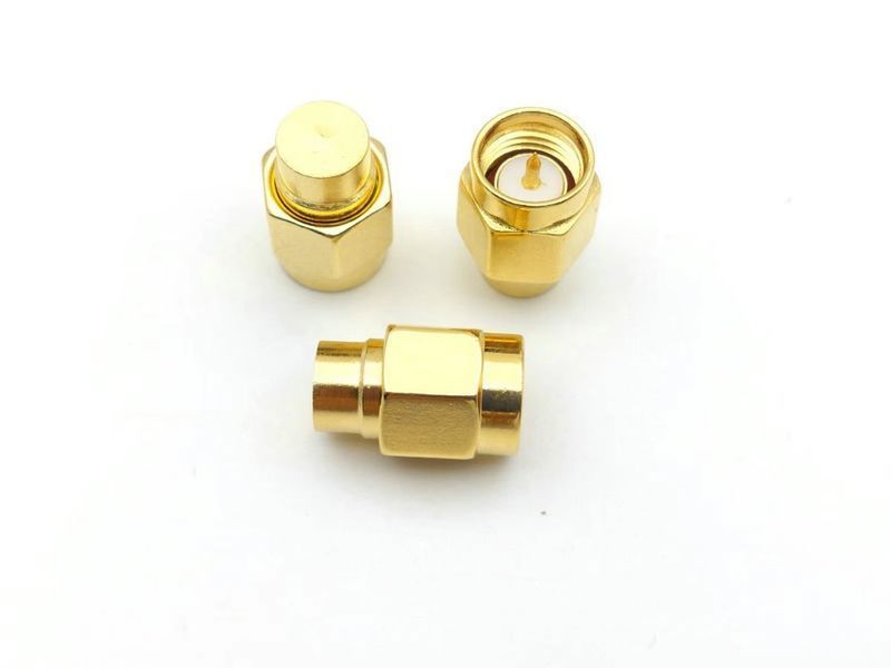 Переходник терминал заглушка патч антенны brass 2W 6GHz 50 Oм (SMA male) Coaxial Termination LOADS SMA 7897 фото