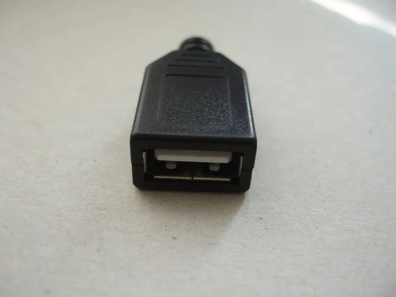 USB Type-A конектор 2. 0 Female 4 Pin Plug Connector Socket DIY 2603 фото