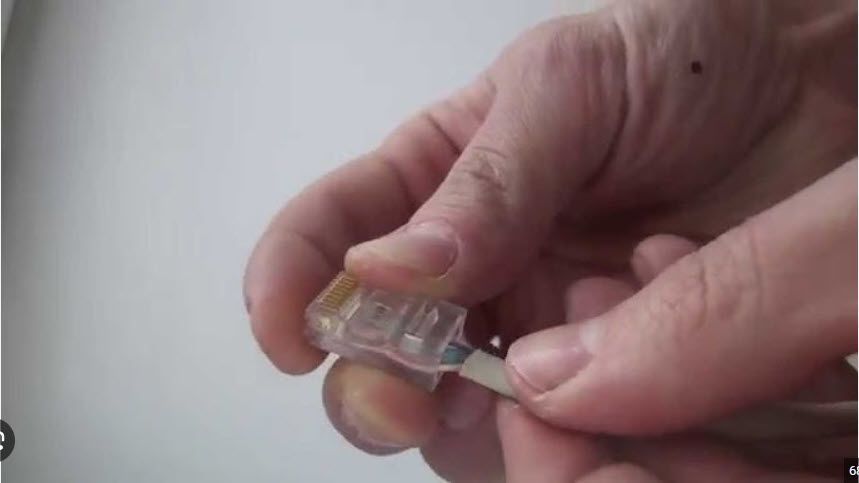 Коннектор RJ45 UTP Cat6/Cat5e для витой пары (8P8C) 100 шт T-568B интернет разъем неэкран несквозной под кабел 0016 фото
