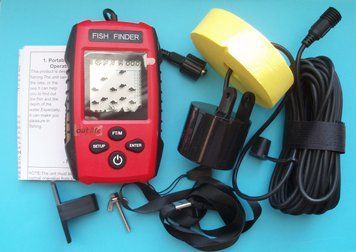Эхолот для рыбалки, поиск рыбы Depth Fish Finder, проводной рыбопоисковый 5036 фото