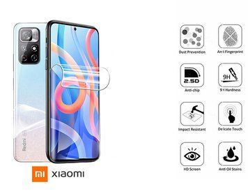 Пленка защитная Hydrogel Film Xiaomi Redmi Note 11 усиленная, цвет: прозрачный 6849 фото