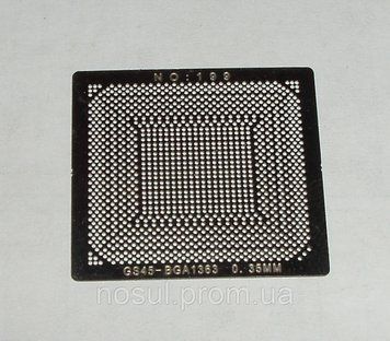 BGA шаблони INTEL No199 0.35 mm S45-BGA1363 трафарети шаблони для реболлу реболінг-набір відновлення паяння р 4202 фото