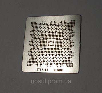 BGA шаблони 0.5 mm STI7162 трафарети для реболлу реболінг-набір відновлення паяння ремонт прямого нагрівання 4470 фото