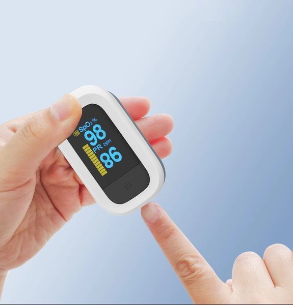 Пульсометр пульс Оксиметр OYK-88 CE ISO Blood Oxygen Monitor Heartbeat Monitor Pulse Oximeter на палец 5553 фото