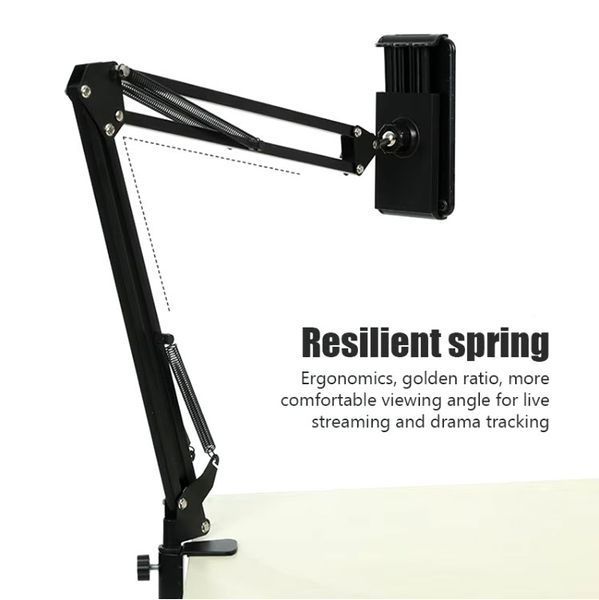 StandPro пантограф стойка держатель универсальная (ширина захвата 11...17 см) мобильного/планшета металлически 8013 фото