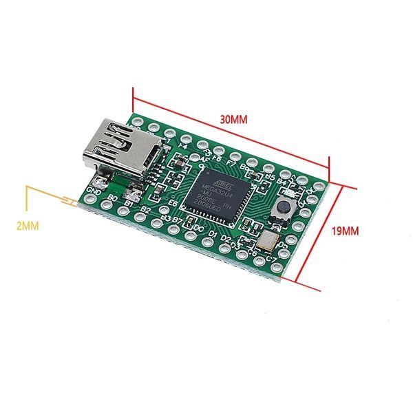 Teensy 2.0 USB плата розробника на ATMEGA32U4 keyboard mouse teensy for Arduino AVR ISP 6219 фото