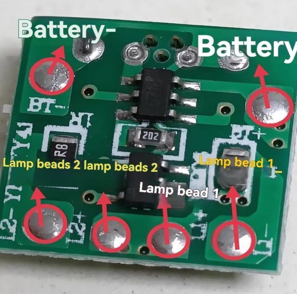 Універсальний драйвер для ліхтаря 3.7-4.2 В SM-48 (micro USB) Samirob I2-YN-YY411 DIY LED плата драйвер 18650 21700 USB інтегрований модуль 8114-2 фото