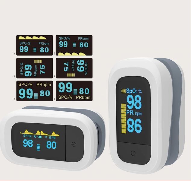 Пульсометр пульс Оксиметр OYK-88 CE ISO Blood Oxygen Monitor Heartbeat Monitor Pulse Oximeter на палец 5553 фото