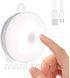 LED Night Light USB АКБ светодиодный ночник (&Oslash;&nbsp;83 мм) с датчиком движения (зарядка от ЮСБ, встроенная батарея) 7877 фото 3