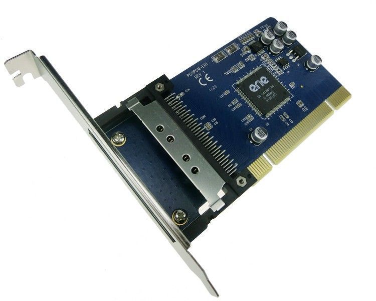 Sedna PCI1PCM-E01 ENE CB-1410QF кардридер PCI &mdash; PCMCIA 16bit Cardbus 32 bit (підтримка PCMCIA 2.1 jaida 4.2) 5911 фото