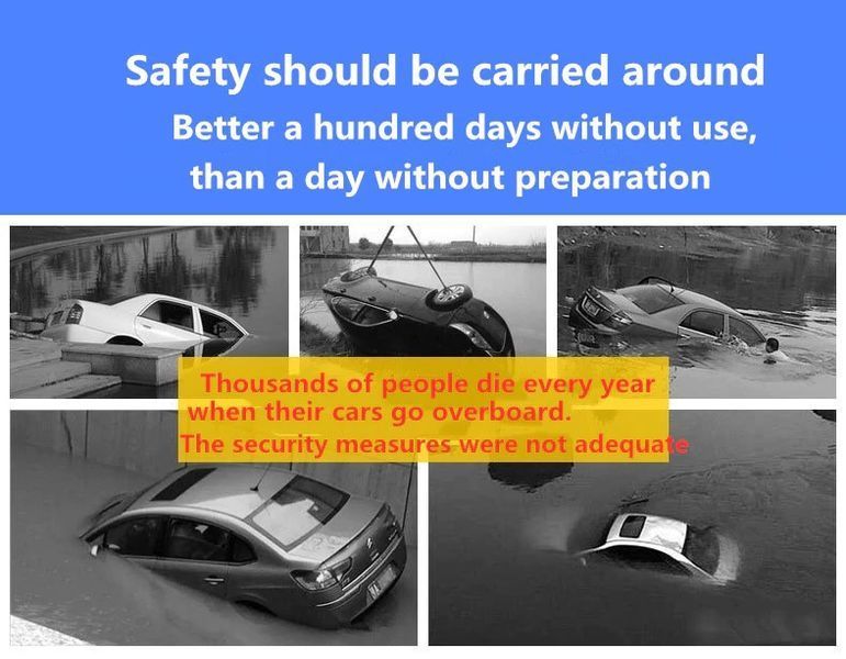 RESQME SEBTER спасает жизнь. Автомобильный аварийный комплект для безопасности мини-молот стекла резак рескми 5392 фото