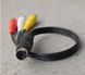 Адаптер-кабель S-Video (4 pin) на 3 RCA "мама" (0,3 м.) &ndash; переходник для подключения медиаплееров и DVD к телевизорам 0261-2 фото 4