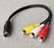 Адаптер-кабель S-Video (4 pin) на 3 RCA "мама" (0,3 м.) &ndash; переходник для подключения медиаплееров и DVD к телевизорам 0261-2 фото 5