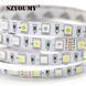 Стрічка (котушка 5 метрів) тепле світло 5050-60-IP20-RGB/WW-12 (60 світлодіодів 5050 LED в 1 метрі) температура 5326 фото 4