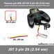 JST XH 3 pin 2S (крок 2.54 мм) роз'єм та +ма-кабель 15 см (IMAX B6 7.4v LiPo для балансування Turnigy Accuc 7173 фото 1