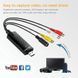 Устройство видеозахвата EasyCAP USB 2.0 RCA video+audio,+S-Video плата оцифровки VHS TV просмотр наблюдение че 0473 фото 4
