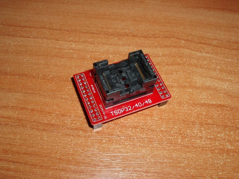 HMILU YAMAICHI XinGong Tech. Адаптер для MiniPro TL866A TSOP32 TSOP40 TSOP48 (один адаптер) під базову плату SN001-1 v3 A40968 0.5 4017 фото