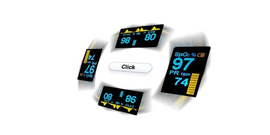Пульсометр пульс Оксиметр OYK-88 CE ISO Blood Oxygen Monitor Heartbeat Monitor Pulse Oximeter на палец 5553 фото