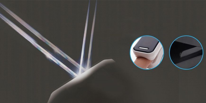 Пульсометр пульс Оксиметр OYK-88 CE ISO Blood Oxygen Monitor Heartbeat Monitor Pulse Oximeter на палец 5553 фото