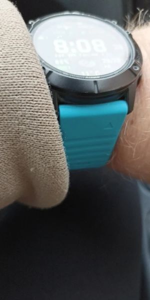 Ремінець (26 мм) Garmin QuickFit Fenix 6X 6X 6 Pro SKY (БЛАКИТНИЙ) силікон каучук 7578 фото