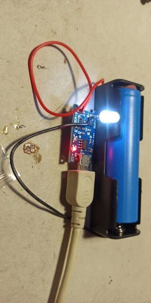 ЗУ для 18650 Type-C USB 5V 1A (З ЗАХИСТОМ) TP4056 зарядний модуль заряду тайп сі 6693 фото