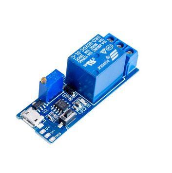 XY-018 Реле 5V 1 канальний micro USB NE555 58A POFKG3 модуль контроль icstation 3575 фото