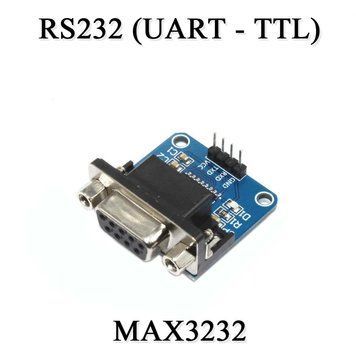 RS232 UART TTL конвертер (3.3 - 5.5 В) чип MAX3232 преобразователь интерфейса DB9 RobotDyn 5029 фото