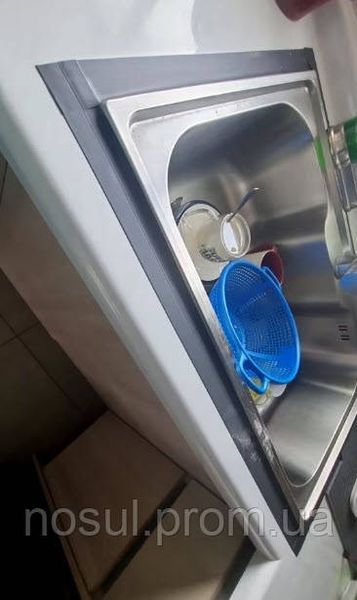 Стрічка ущільнювальна бордюрна для ванни та кухні (3,2 м*2,2 см) ТЕМНО-СІР Waterproof Tap Arivans 6525-2 фото