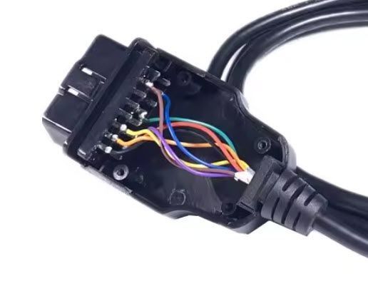 Кабель подовжувач OBD2 J1962 (1.3 м) FOXWELL KW850 NT624 NT644 Male "тато" DB15 для автомобільної діагностики ремонт заміну  8201 фото