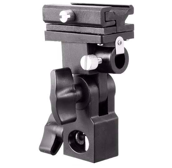 Держатель для вспышки и зонта тип B type Bracket Flash Shoe Umbrella Holder Swivel Light Stand 4932 фото