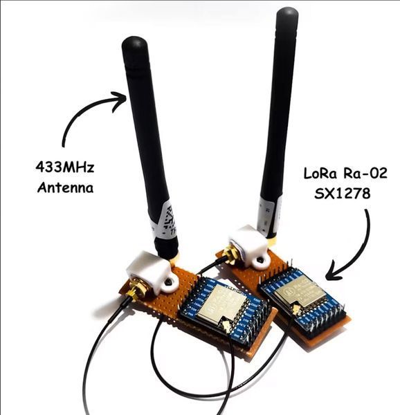 SX1278 Ra-02 433 MHz Ai-Thinker LoRa модуль радиосвязи 10 km 6143 фото
