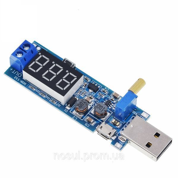 XY-UP USB (5V in) 1...24V преобразователь напряжения (блок питания зарядное) DC-DC 5624 фото