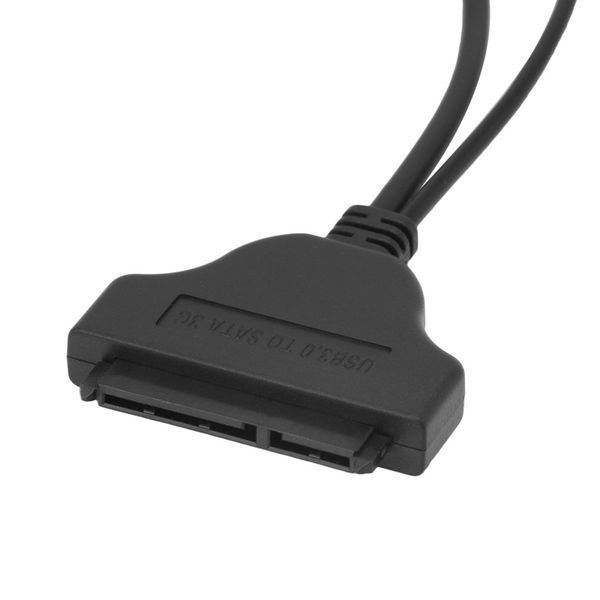 Адаптер USB 3.0 (х2 USB) - SATA (22+7) для подключения HDD/SSD переходник кабель двойной ЮСБ 4906 фото
