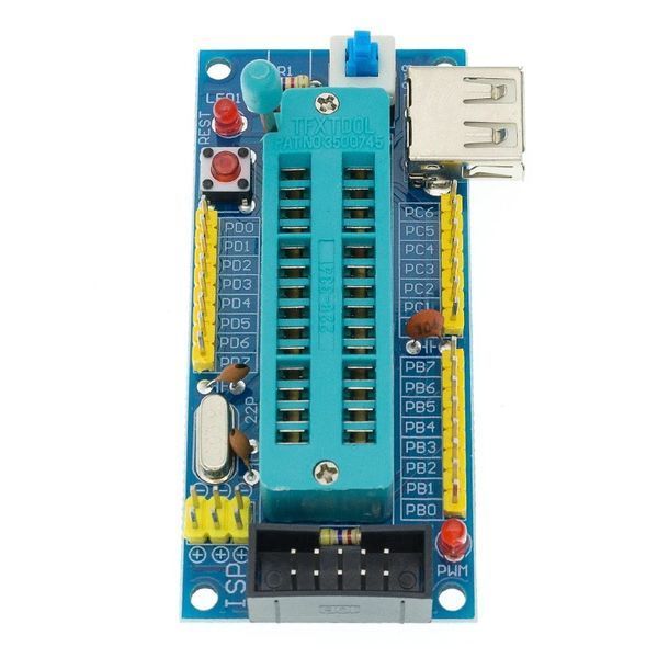 ATmega8 ATmega48 ATMEGA88 плата разработчика расширения для AVR USBASP USBISP diy kit Development Board AVR 7808 фото
